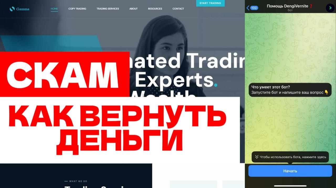 Gamma (gammaxt.com, app.gammaxt.com) обзор, отзывы. Лжеброкер?