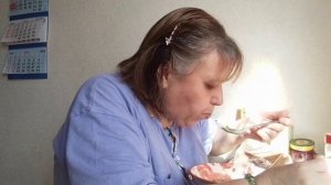 Мукбанг.Окрошка чай с печеньем "Радужные", которые пекла сама.