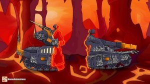 Встреча КВ-44-М2 и РАМОНС  Наша битва будет ЛЕГЕНДАРНОЙ - Мультики про танки