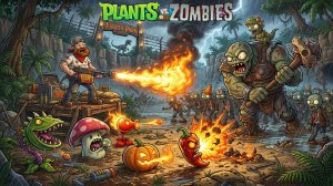Орда Зомби Растения против зомби Fusion Edition 3.5 Битва ПОБЕДА ЗОМБИ