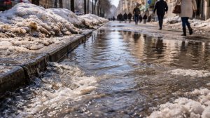 Снег активно тает в Казахстане. Ливни не прекращаются в Армении. Погода в СНГ