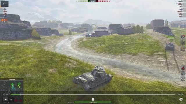 Игра в танки, играю в танчики, бой на танке Т-43. Игры в танк, танковые бои и сражения