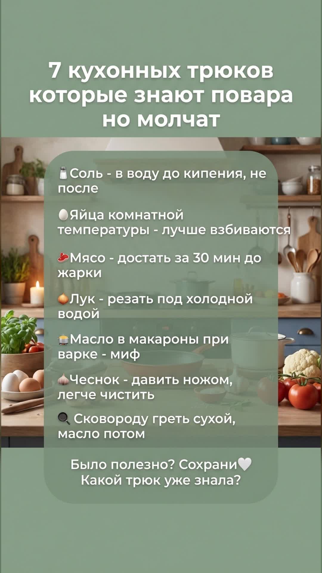 7 кухонных трюков которые знают повара но молчат
