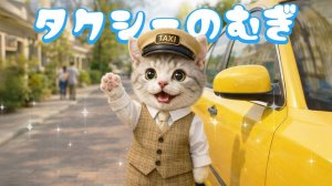 【Офисный котик Муги】Эй, ня!! Репортаж из жизни Муги, который работал в таксопарке 🐱🚕
