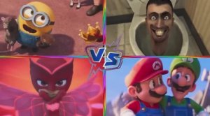 МИНЬОНЫ И СУПЕР МАРИО: Грандиозный Музыкальный Баттл и Танцы Героев — Мультик 🍌🍄🎶