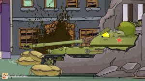 Спасите Китобой из под огня противника - Мультики про танки