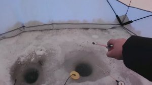 Снова ловлю рыбу в палатке. Зимняя рыбалка 2026 Онлайн. Крутая рыбалка, лучшие моменты до Конца