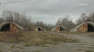 Заброшенный аэродром в Смирных, остров Сахалин