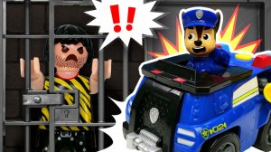 Как Чейз случайно поймал преступника? Видео про игрушки Щенячий патруль