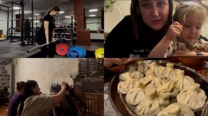 VLOG_Помогаем подруге с ремонтом_Едим хинкали_Мой второй раз в зале после долгого перерыва