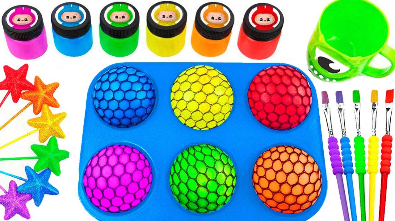 Мультики для детей и малышей. Волшебное Превращение блестяшек в яркие игрушки. Мультики залипалки