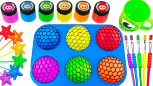 Мультики для детей и малышей. Волшебное Превращение блестяшек в яркие игрушки. Мультики залипалки