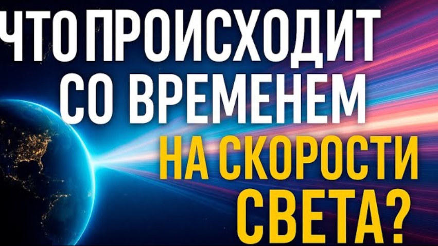 Что ПРОИСХОДИТ со ВРЕМЕНЕМ на СКОРОСТИ СВЕТА? | То, что вы УВИДИТЕ, изменит восприятие РЕАЛЬНОСТИ