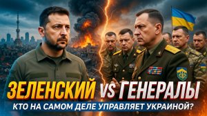 Зеленский VS Генералы: КТО НА САМОМ ДЕЛЕ УПРАВЛЯЕТ СТРАНОЙ?