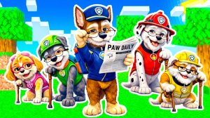 ЩЕНКИ СТАЛИ СТАРИКАМИ ЩЕНЯЧИЙ ПАТРУЛЬ НА ПЕНСИИ в МАЙНКРАФТ