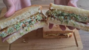 Не готовьте скучную яичницу❗🔥 Вкусный корейский сэндвич за 10 минут❗🔥