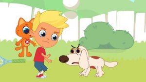 Почему_важно_ИГРАТЬ_ВСЕМ_ВМЕСТЕ_Мульт_про_дружбу_для_детей_Котенок_Кнопа__Детский_канал