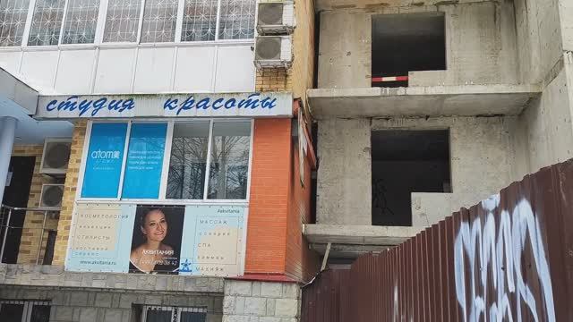 Соединение жилой части многоквартирного дома с недостроенной частью