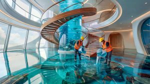 Стройка эпоксидных полов! Невероятное ИИ видео. Детские мультики для малышей смотреть