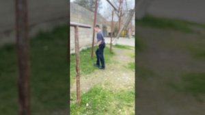 турники пытаюсь зделать трюк