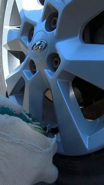 Подкачка колёс после замены