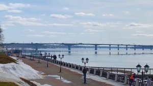 Волга «вскрылась»… на набережной реки Волги Кострома 26.03.2024