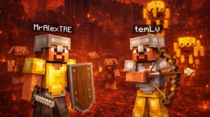 🔥Мы нашли Адскую Крепость? Выживание с Палки до Дракона №5