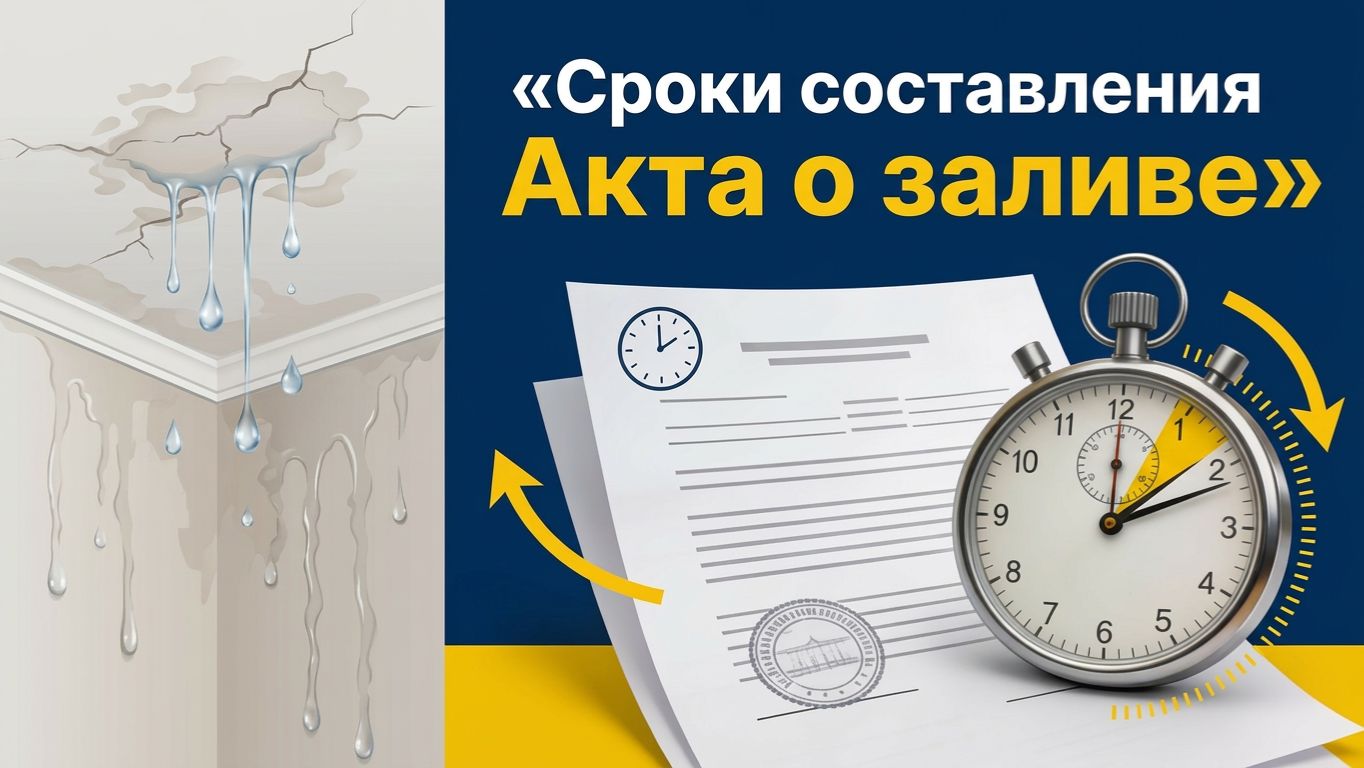 Сроки выдачи Акта о заливе