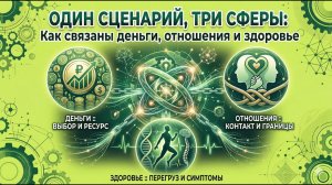 LIVE!!! Один сценарий, три сферы- как связаны деньги, отношения и здоровье