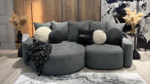 Диван БАКАРДИ МАКС от дизайнерской  фабрики мягкой мебели ДИВАНОФФ27 (собственное производство)