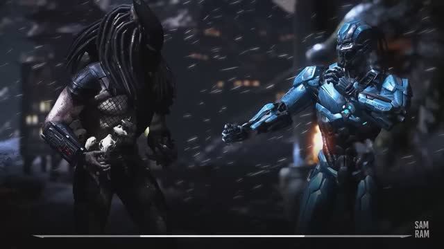 Mortal Kombat X — Хищник vs Кибер Саб-Зиро. Бруталити