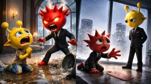 Высокомерный Рэдди выгнал Саймона из дома... Он не ожидал такой мести. Мультфильм о Спрунки.👍👍😎