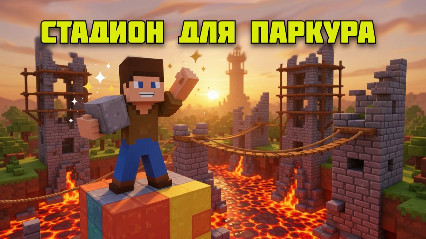 Строим крутой паркюр! 🧱✨ Блокрафт для начинающих