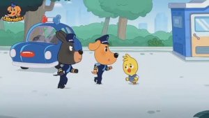 Храбрый шериф Лабрадор, куда пропал цыплёнок? Познавательный мультфильм.