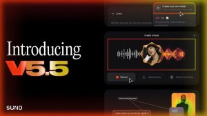 Suno v5.5 Introducing: Voices, Custom Models and Your Personalized Sound