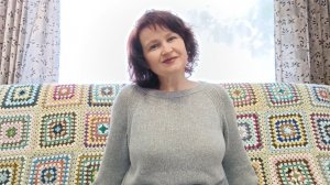 Довязала плед из квадратов. Какой вес?