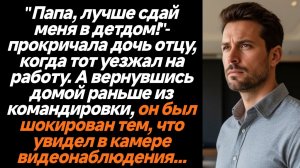 Жизненные истории/"Папа, лучше сдай меня в детдом!"- прокричала дочь отцу, когда тот уезжал на работ