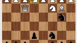 Шахматная ловушка_ чёрные ловко ставят коня на _b4_ и гениально выигрывают