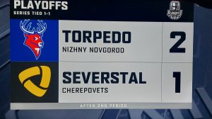 Хоккей. Плей-офф 1/8 финала Кубок Гагарина Торпедо - Северсталь