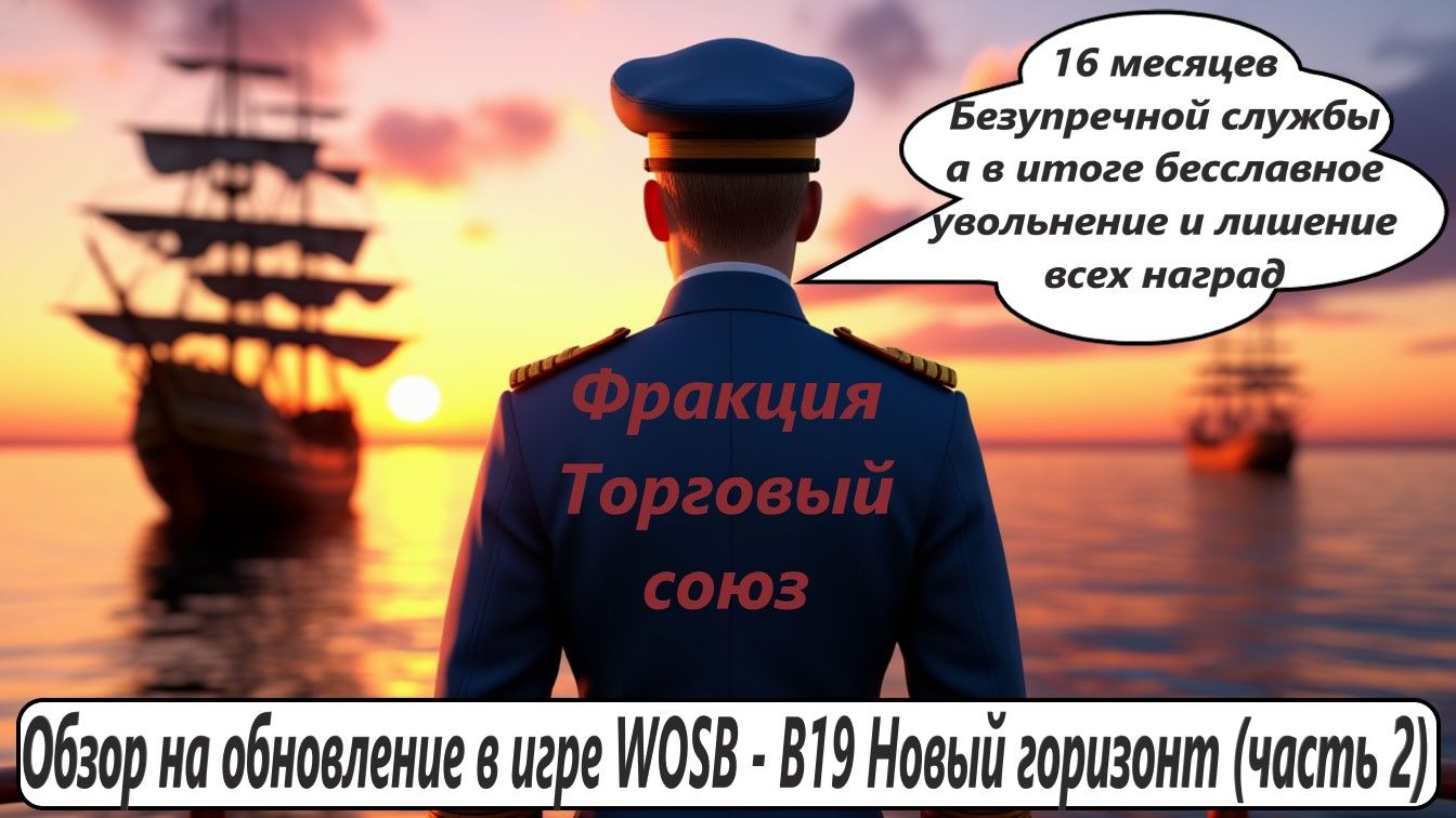 World of Sea Battle Обзор на обновление B19 Новый горизонт (часть 2) "Рейтинг Торгового союза""