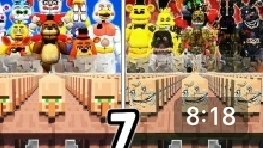 10.000 ЖИТЕЛЕЙ VS УЛЬТИМАТИВНАЯ 5 НОЧЕЙ С ФРЕДДИ ЧАСТЬ 7 В МАЙНКРАФТ ! #Максик