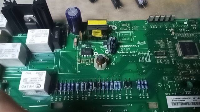Ремонт модуля управления стиральной машины indesit