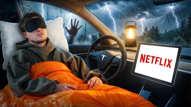 Я Попробовал Кемпинг В Шторме На Тесле