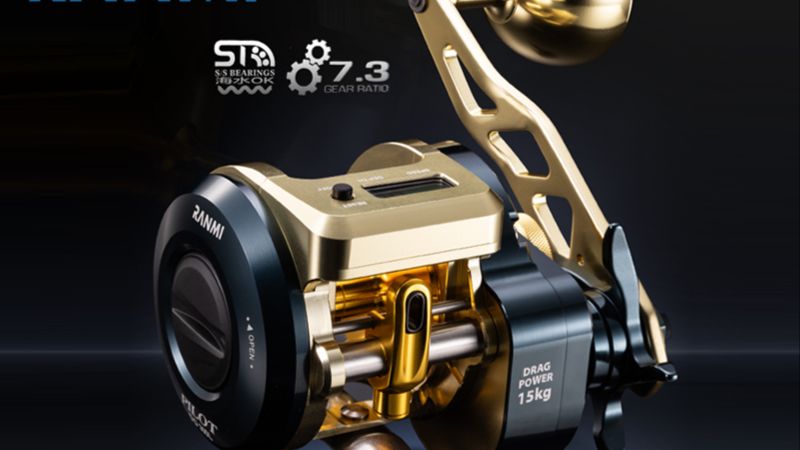 Электронная рыболовная катушка Ranmi PILOT D300 Для Трески и даже троллинга Симы.