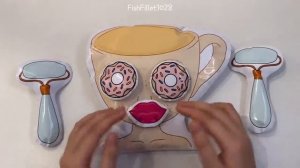 [🧠paper diy🧠] BALLERINA CAPPUCCINA MAKEOVER! Make-up, Skincare, Nails ｜ asmr