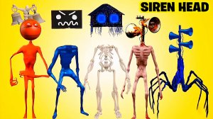 📢 СИРЕНОГОЛОВЫЙ 📢 - СОБЕРИ СИРЕНОГОЛОВОГО ПРАВИЛЬНО. SIREN HEAD - ВИДЫ.