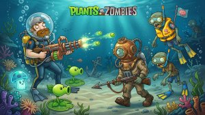 Зомби против растений PvZ Fusion Plants vs Zombies Растения против Зомби ПВЗ Битва прохождение игры