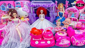 Играем в игрушки из мультика принцесса кукла Барби. Мультфильм для детей. ASMR АСМР