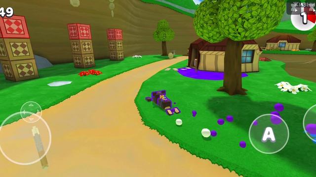 с Настей играем в Super Bear adventure