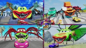 ГУБКА БОБ ПРОТИВ МОНСТР-МАКВИНА: Музыкальная Битва на Дне Океана — Веселый Мультик 🧽🏎️🌊